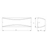 Trio Leuchten LED Wandleuchte 228560242 Konda, Aluminium anthrazit, Kunststoff weiß,