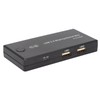 USB 2.0 Switch Selector 2 in 4 Out Great Compatibility