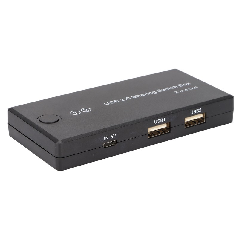 USB 2.0 Switch Selector 2 in 4 Out Great Compatibility
