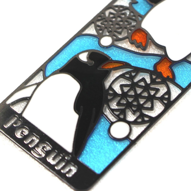 Chikou 50102006 Die-Cut Slim Penguin Bookmark