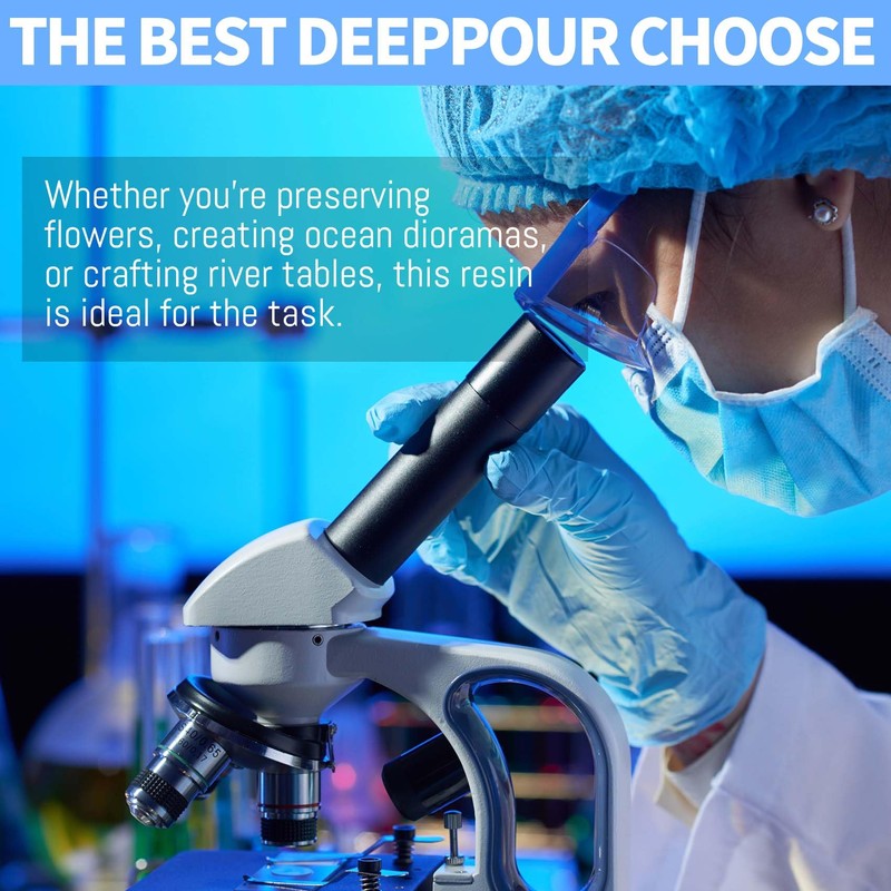 Deep Pour Epoxy Resin, 3 Gallon 2-4" Pour Depths Epoxy