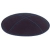 Navy Suede Kippa - S02