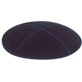 Navy Suede Kippa - S02