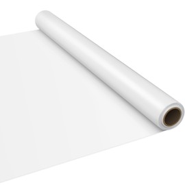Windyun Thick Plastic Sheeting 6Mil, Heavy Duty Polyethylene Film, Drop Cloth Vapor Barrier Covering for Crawl Space Moisture Barrier Sheet Tarp for Paint Furniture Carpet Floor(White, 10 x 100ft)
