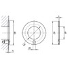 Anlaufscheiben (Form T) GTM-1115-010 / Ø d1= 11mm / d2=