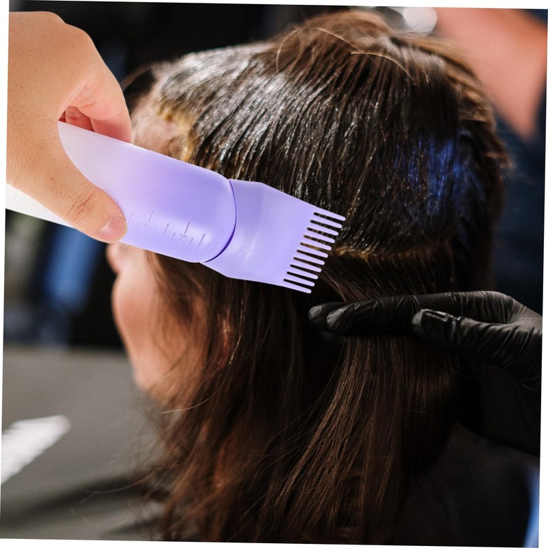 Mikinona Root Comb Applicator Bottle Versatile Hair Dye Scalp Treatment