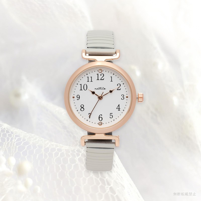 Fieldwork MKJ3015-1 Women's Analog Metal Band Bellows Strap Stainless Steel