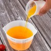 6pcs Silicone Measuring Cups, V Shaped Flexible Mixing Cups No-n-Stick