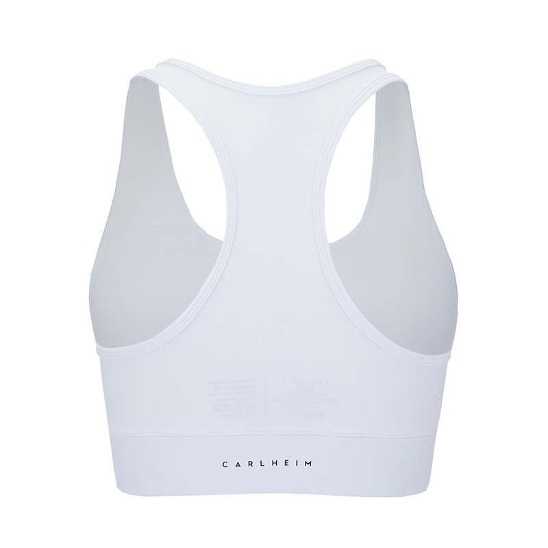 Carlheim Women's Serenita Active Collection X-Back Sports Bra, White