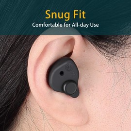 Zeadio Custom-Made Earplugs, Comfortable Soundproofing Filters for Hearing Protection for Shooting, Concerts, Work and Travel (EX11)