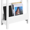 Yaheetech Small Side Table with Storage Shelf, 3-Tier Slim End