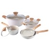 Country Kitchen Non-Stick Cast Aluminum Cookware Set - Durable Kitchen