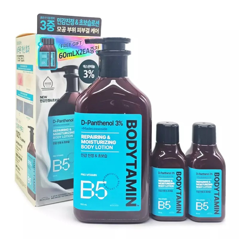 Beyond 비욘드 바디타민 판테놀3%민감진정 보습 바디로션 300ml+60ml 기획 Beyond Body