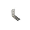 Newhouse Electric 90 Degree 4 Hole Strut Channel Bracket, Silver