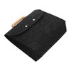 DOITOOL Business Tote Bag with Wooden Handle Felt Portable File