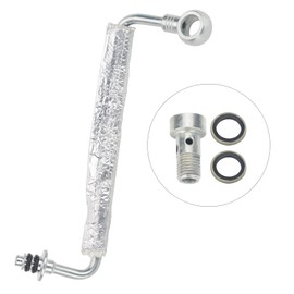 ZONFANT 55592600 Turbo Oil Feed Pipe Tube, Turbocharger Oil Return Line Compatible With Buick Encore 13-18 Chevy Cruze 11-18 Sonic12-18 Trax 15-18, Replace #55592600 25198546 25200947