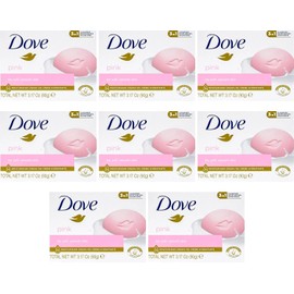 Dove Beauty Bar Pink, 3.17 oz / 90 g, Pack of 8