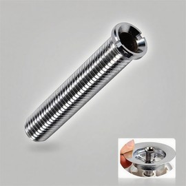 NIYATA Hollow Screw Sink, M12 x 70 mm Brass Hollow Screw, Basket Screw for Kitchen Sink Strainer Plug, Replacement Bolt Screw for Marble & Quartz Sink