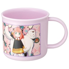 Skater KE4AAG-A Antibacterial Cup, 6.8 fl oz (200 ml), Spy Family, Anya & Bond, Dishwasher Safe, Made in Japan