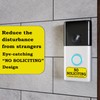 Small No Soliciting and Do Not Disturb Signs for Door,
