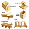 Kraftic Woodworking Building Kit for Kids and Adults, with 6