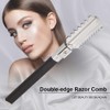 Cimenn Razor Comb Double-edge Razor Blades Manual Hair Cutting Thinning