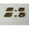 GOLD 6.5 ENGINE ID EMBLEMS - (PAIR)
