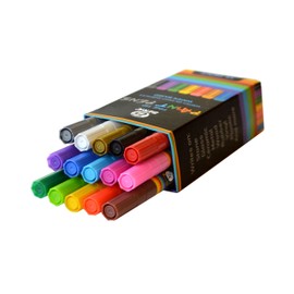 Beric Premium Paint Pens 15 pack, Water-based, Marker, Fine Tip, Writes on Almost Anything, Water and Sun Resistant Vibrant Colors Low Odor Long Lasting, Fast Drying Assorted Colors