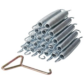 20 pcs Trampoline Springs, 7inch Heavy Duty Trampoline Springs Stainless Steel Replacement Kit, Trampoline Replacement Parts, with Puller Tool