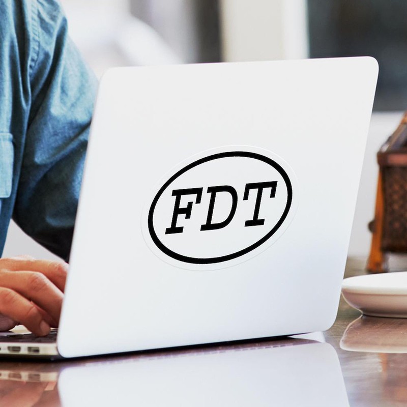 CafePress FDT Oval Oval Sticker Oval Car Bumper Sticker