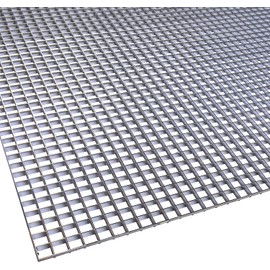 KastLite Egg Crate Panel 2-Pack in Chrome | Polystyrene | 23 5/8” x 47 5/8” with 1/2" x 1/2" x 3/8" Cell Size | Manufactured by American Louver | Ceiling Light Covers, HVAC Grilles, Aquarium Eggcrates