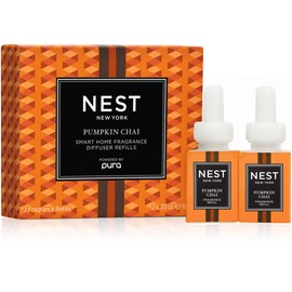 NEST New York Pumpkin Chai Smart Home Fragrance Diffuser Refill, 0.33 OZ (Pack of 2)