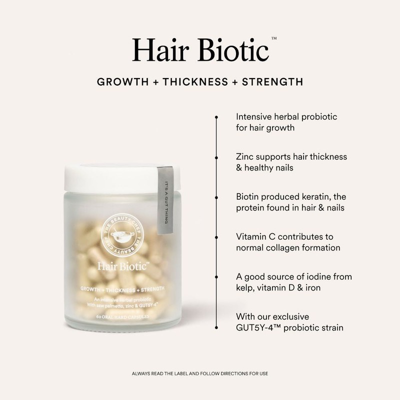 The Beauty Chef Hair Biotic 60 Capsules - Growth +