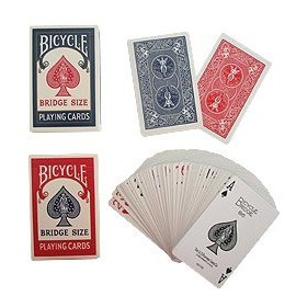 Pailing Technologies BICYCLE 86 Riderback Playing Cards Red/Blue Bridge Size 2 Deck Shrink Pack