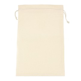 CleverDelights Cotton Bags - 8" x 12" - 25 Pack - Premium Muslin Drawstring Bag