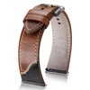 [BINLUN] Leather Watch Strap 20mm 21mm 22mm 24mm Handmade Leather