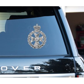 Royal Green Jackets Army Badge Decal Sticker Car, Van, Laptop, Doors or Walls Ideal for Camper Vans, Caravans Cars and Vans National Pride