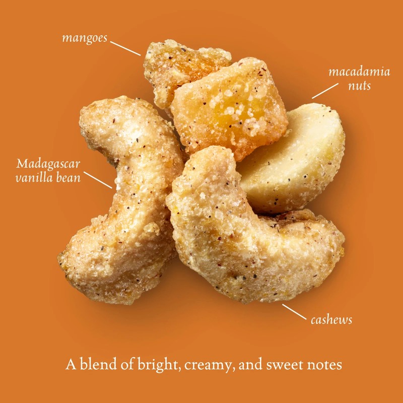 Sahale Snacks Tangerine Vanilla Cashew Macadamia Glazed Nut Mix 1.5