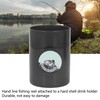 Plastic Fishing Can Cooler with Hand Line Reel Attached Hard