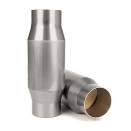 FOMIUZY 3 Inch Inlet/Outlet Universal High Flow Front Catalytic Converter Direct-Fit(EPA Compliant)