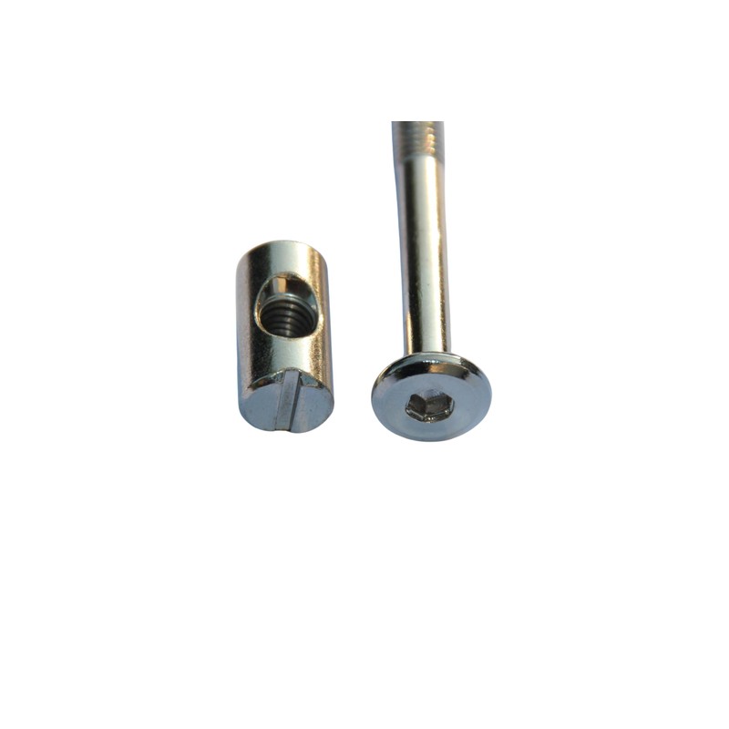 Furniture Connector Set, 10 Pieces Cabinet Connectors M6 with Cross