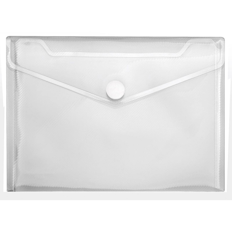 VELOFLEX A456010 Document Wallet Crystal, Pack of 10, DIN A5,