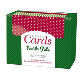 American Crafts 369592 Boxed Cards Christmas Cards & Envelopes (40 Pack)