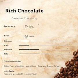 Rich Chocolate Barista Creation Coffee Capsules, Medium Roast, 10 pods (7.77 fl. oz)