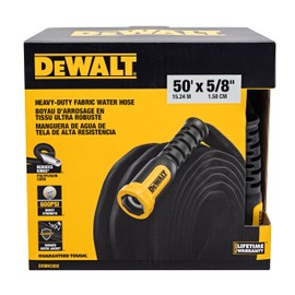 DEWALT 100 ft x 5/8 in Heavy-Duty Professional Grade Fabric Garden Hose - DXMH3304