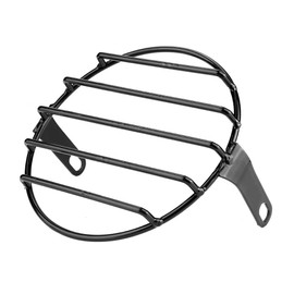5.75inch Black Retro Motorcycle Headlight Grill Round Cover Mask for Headlight Grill Motor