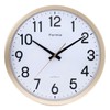 Formia(フォルミア) Radio Wall Clock Easy to Read Simple Nighttime Second