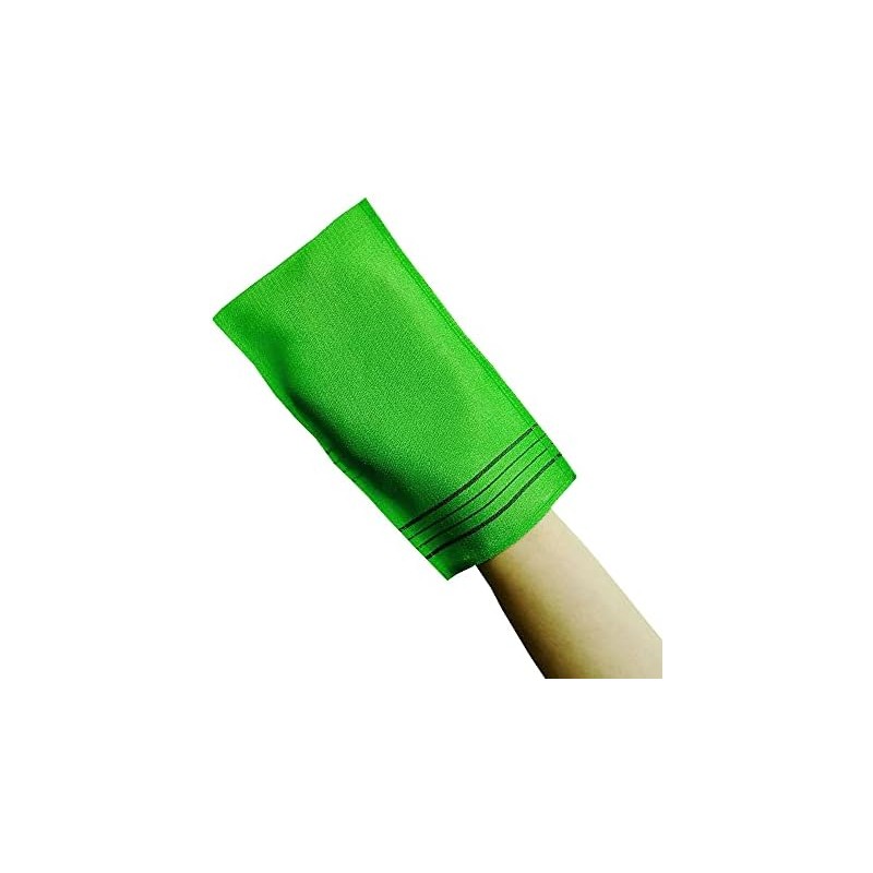 Guante Exfoliante Corporal NOPIGO Verde - Manopla de Rayón para