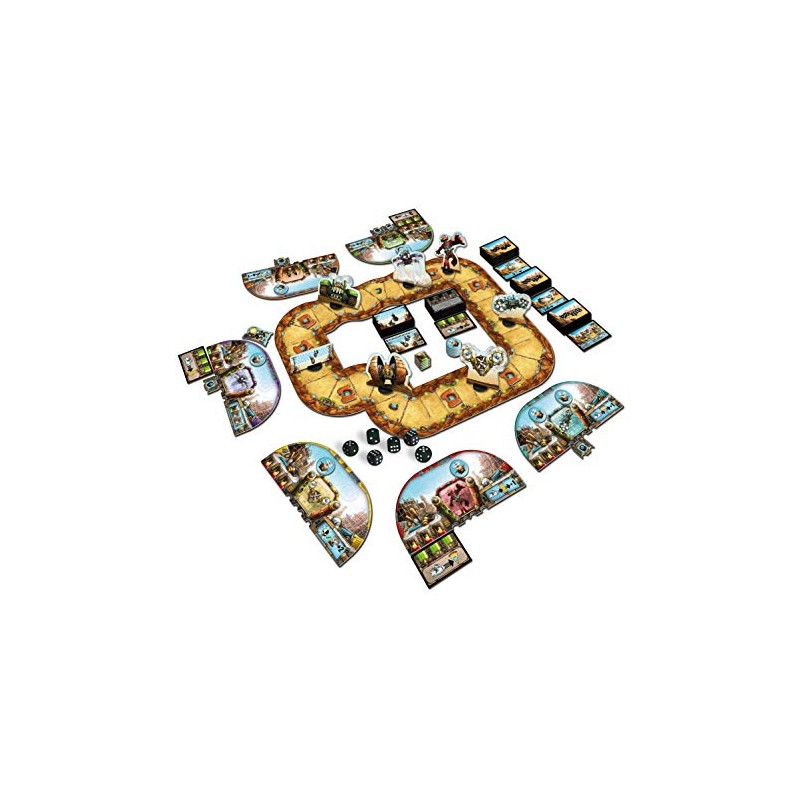 Queen Games Scrap Racer Strategy Dice Game for Families, Adults,