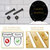 Black Round Molded Wood Toilet Seat 17 Inches